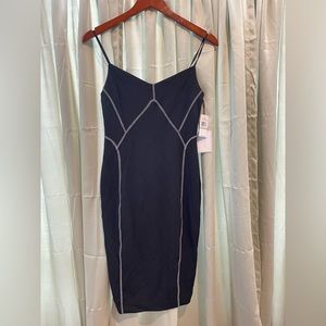 Black dress w/ white stitching